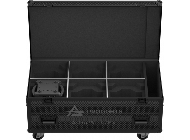 PROLIGHTS Flightcase Astrawash7pixIP 6 x Astrawash7pixIP