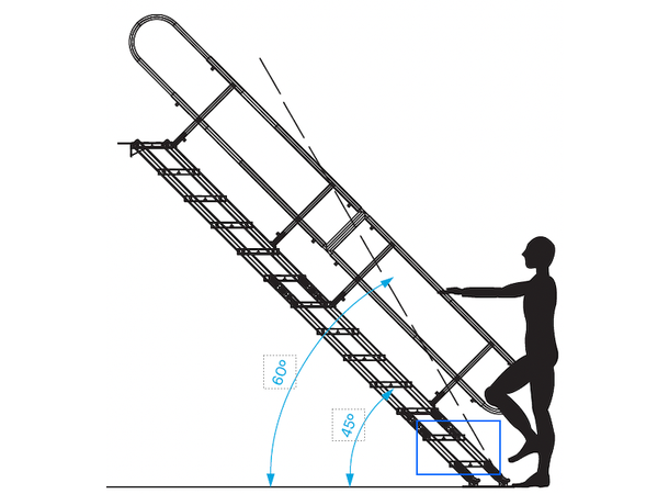 PROLYTE SM-STAIR EasyStair flex påbygg 2-Trinn, Påbygningsdel, u/koblinger