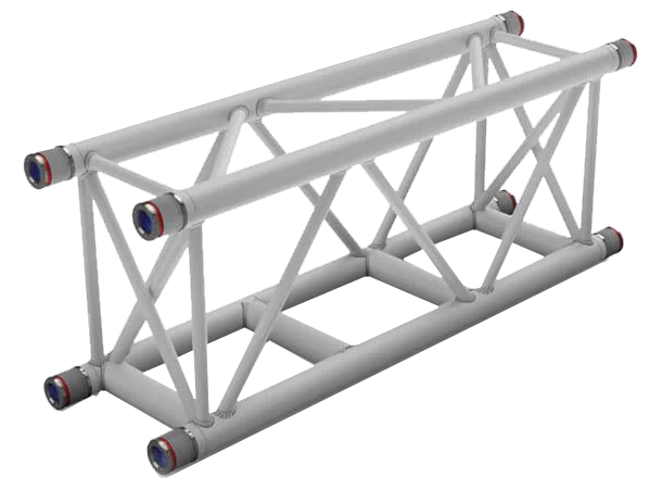 PROLYTE VER-H40R-L100 Verto Rektantruss 100cm, Alu, Ø48x3mm, For Vertokobling 