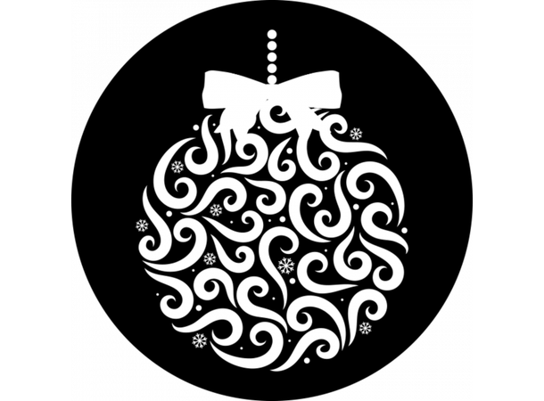 Prolights Gobo xmas xmas Ball 3 F size,  Black and white
