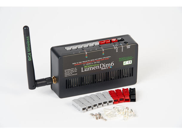 RC4 WIRELESS LUMENDIM6 Dimmer 6-kanal CRMX Trådløs Dimmer