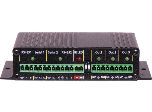 REDBACK A6505A 3 x Relé m/RS-232/485/IR 3 x NO/NC utganger + 2 x RS-232 utganger