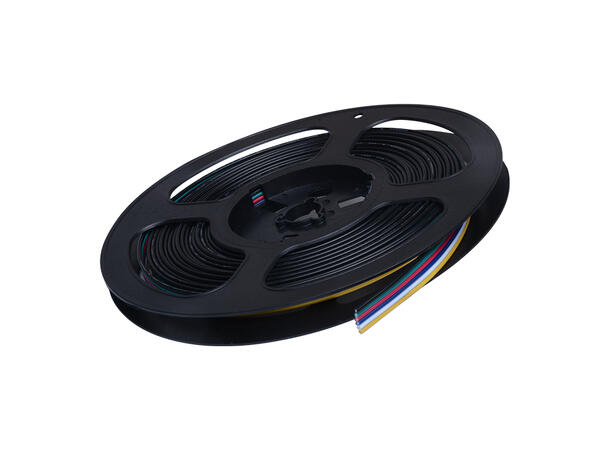 SBL 6-leder kabel for LED strip etc. Rull á 6 meter