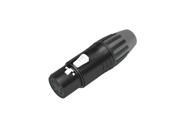 SEETRONIC SCMF5-B XLR hun for kabel 5 pin, Sort