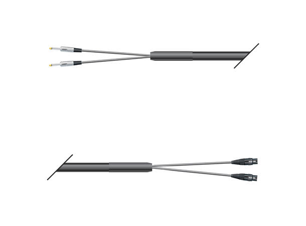 SOMMER QMHB Multikabel, 02/00- 200 2m, 2 + 2 J/XLR Hun, Bal., Neutrik