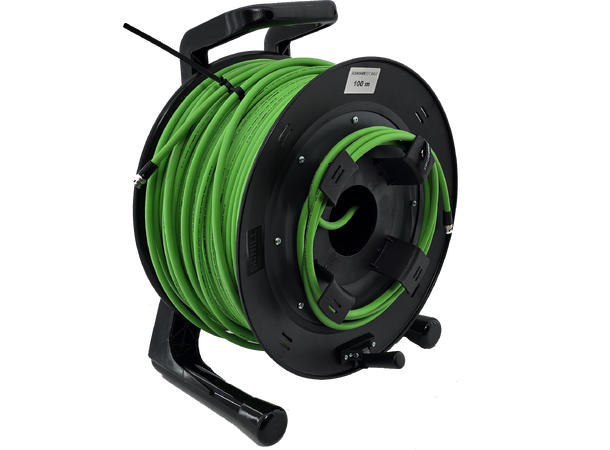 SOMMER SC-Vector Plus RCB 1.6/7.0, 100m 12G. På Schill GT450 trommel. Grønn