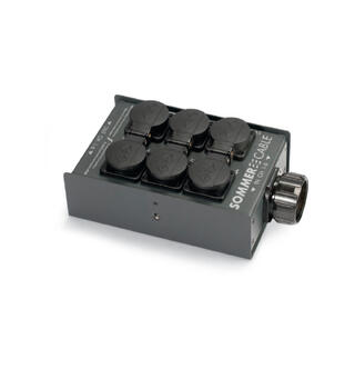 SOMMER SV-12 Soca Breakout 19-Pin Soca inn - 6 x Schuko ut