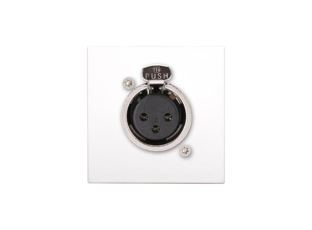 SOMMER W45W-3465 SYSWALL45 Modul Hvit. XLR hun modul. Skruterminal