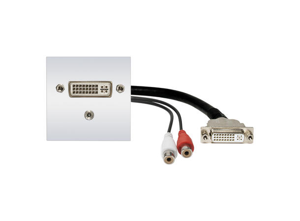 SOMMER W45W-3568 SYSWALL45 Modul Hvit. DVI/3.5mm MiniJack. Kabel ut