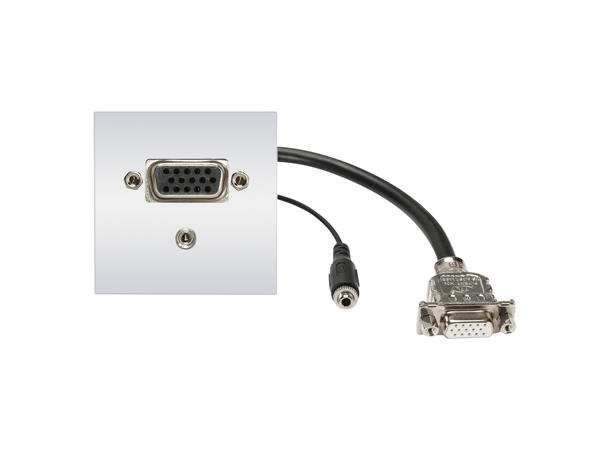 SOMMER W45W-3667 SYSWALL45 Modul Hvit. VGA/3.5mm Minijack. Kabel ut