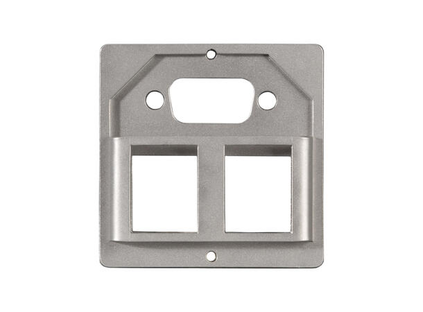 SOMMER W50M-2536 SYSWALL50 Modul Stål. 1 x VGA, 2 x Keystone Cut-out