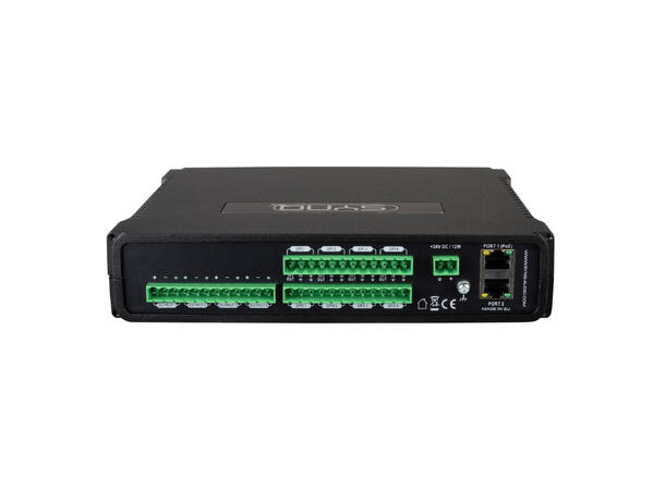 SYNQ DBI-04 Dante Audio bridge 4 x Balansert ut, 8 x 8 Matrix, GPI/GPO