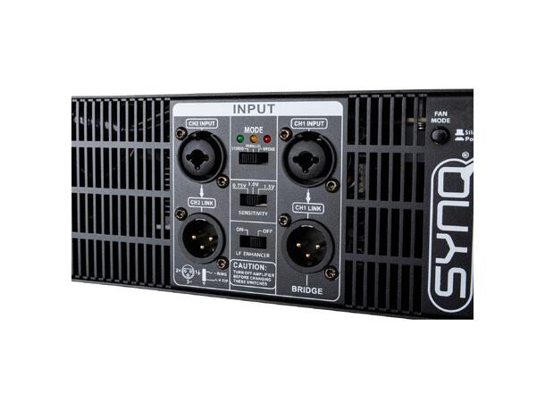 SYNQ SE-3000 Forsterker 2 x 1500W @ 4ohm Bridge mode 3000W @ 8ohm