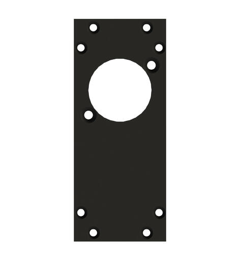 SYSBOXX SYFB21-1D-KP Frontpanel 1x D-hull rotért 90 grader