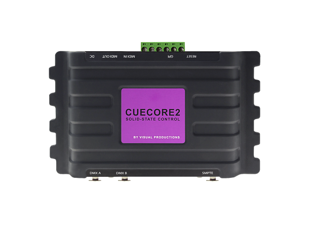 VISUAL PRODUCTIONS CueCore2 Multiprotokoll lysstyring, 2 univers