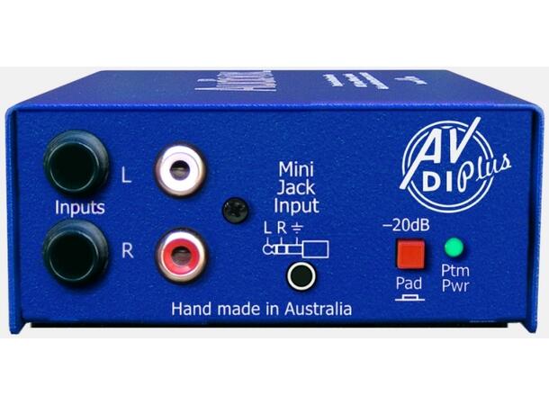 ARX AV DI Plus, Aktiv DI 2ch, Aktiv DI-boks