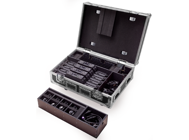 ASTERA Flightcase for 4 x AX2-50 NB! Ladekabel ikke inkludert.