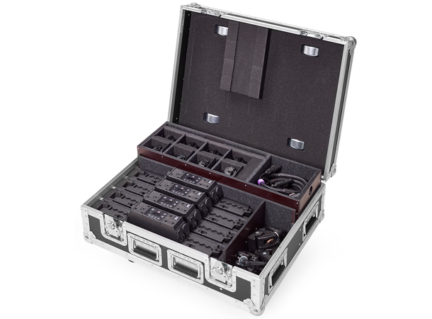 ASTERA Flightcase for 4 x AX2-50 NB! Ladekabel ikke inkludert.