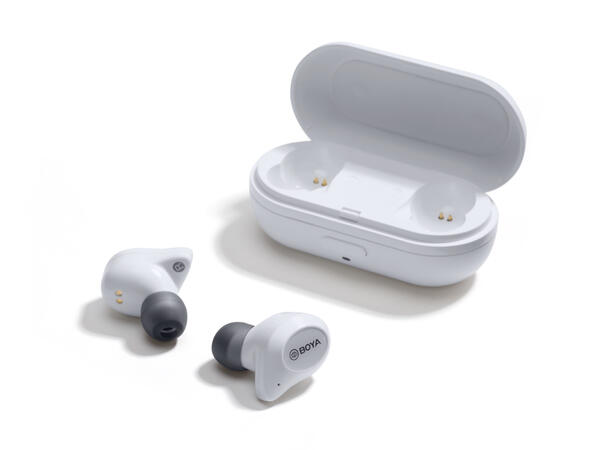 BOYA BY-AP1 trådløse ørepropper Hvit.  Bluetooth 5.0