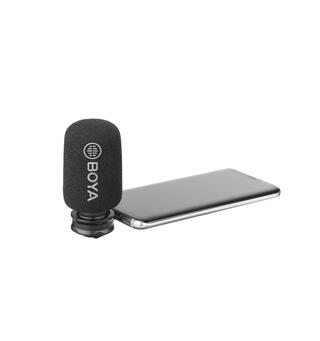 BOYA BY-DM100 Plug-On mikrofon For smarttelefon. USB-C for Android