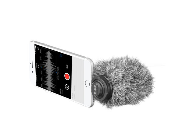BOYA BY-DM100 Plug-On mikrofon For smarttelefon. USB-C for Android