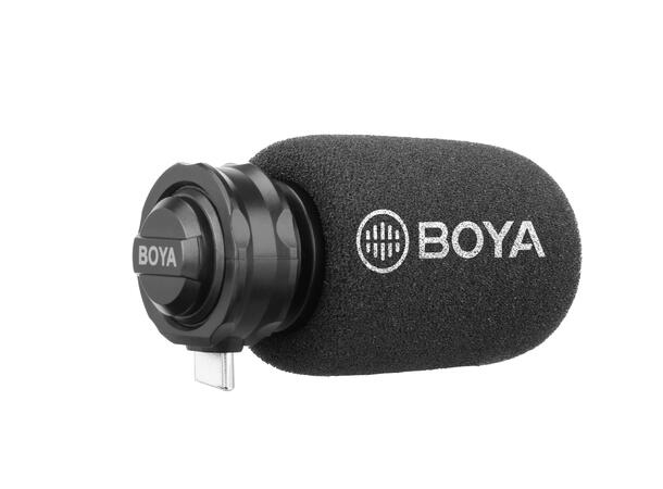 BOYA BY-DM100 Plug-On mikrofon For smarttelefon. USB-C for Android