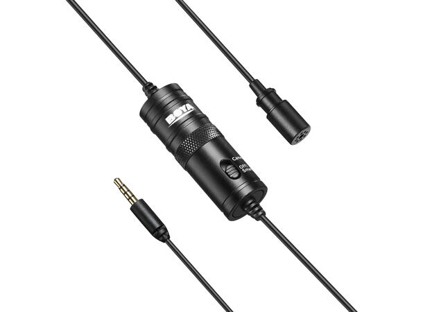BOYA BY-M1 PRO myggmikrofon. Omni For kamera/smarttelefoner/nettbrett/PC