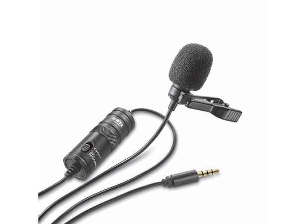 BOYA BY-M1 PRO myggmikrofon. Omni For kamera/smarttelefoner/nettbrett/PC