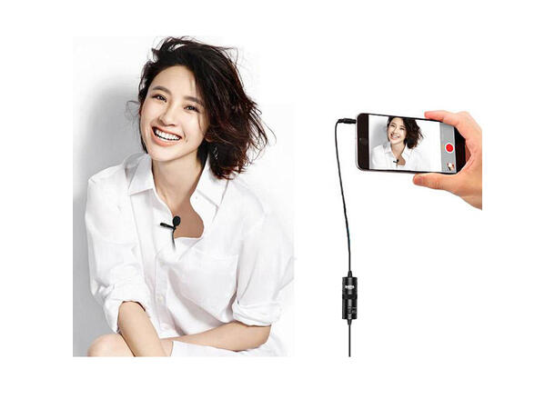 BOYA BY-M1 PRO myggmikrofon. Omni For kamera/smarttelefoner/nettbrett/PC