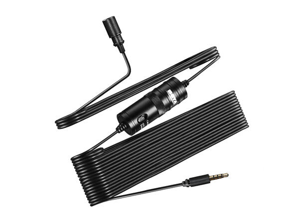 BOYA BY-M1 PRO myggmikrofon. Omni For kamera/smarttelefoner/nettbrett/PC