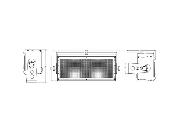 BRITEQ BT-Gigaflash Strobe 1260 LED, 4500K, 2000Hz