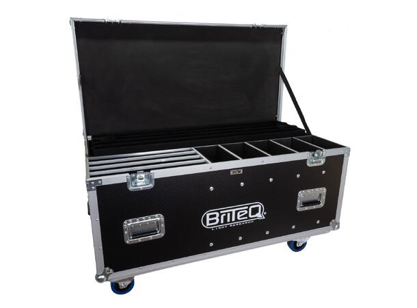 BRITEQ flightcase for 4 x AKKUPOLE 1200x600x520mm