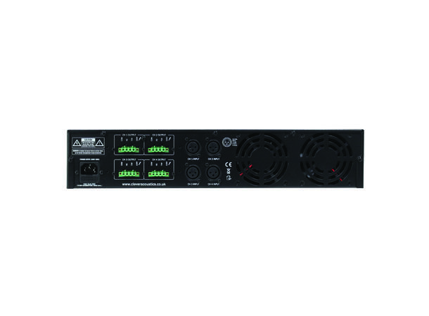 CLEVER ACOUSTICS SL4060 forsterker 4 x 60W, 70/100V, 4 - 16Ohm