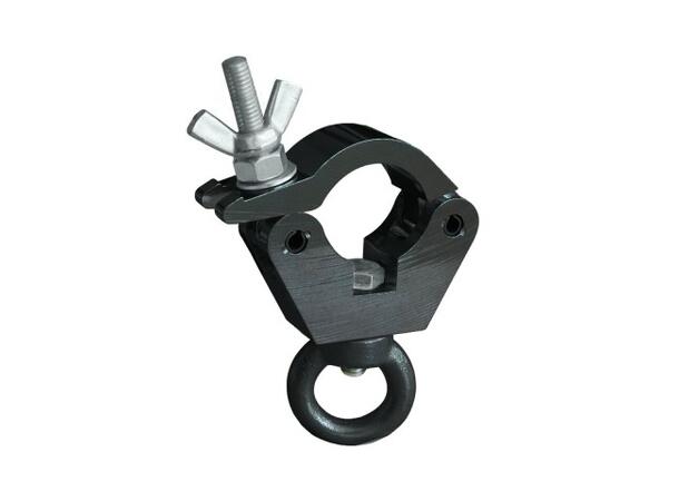 DOUGHTY Slimline hanging clamp SWL 340kg, 48 - 51mm, M12, Sort