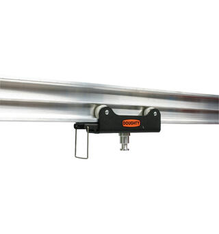 DOUGHTY vogn for studio rail m/16mm mini 4 Hjul. SWL 50Kg