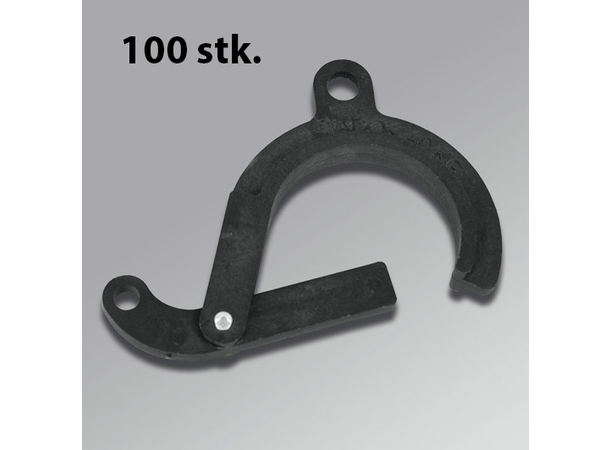 GERRIETS TUBE CLIP 100 pk. For Ø40-60mm rør. SWL 40Kg