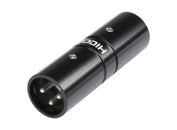 HICON HI-X3X3-MM XLR Han-Han adapter Sort