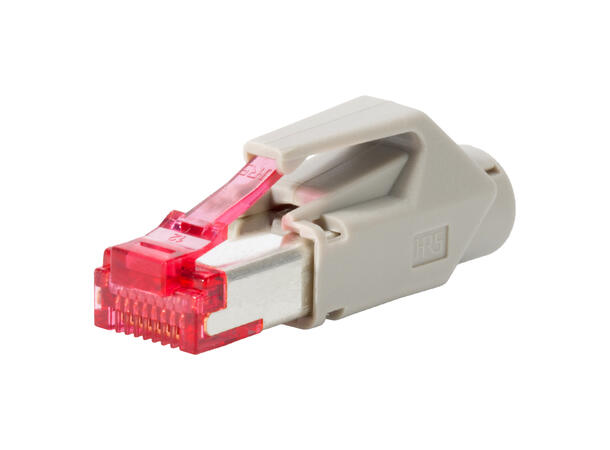 HIROSE RJ45C6-GR Cat.6, 250Mhz Grå. Maks kabel Ø6.6mm