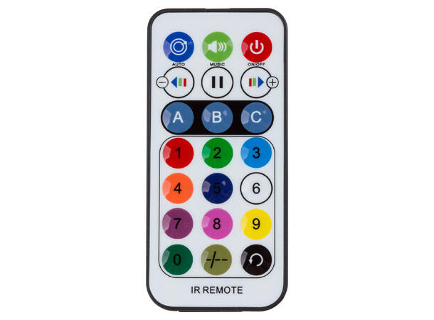 JB SYSTEMS IR Remote For ACCU MINI-PAR 12TC m.fl