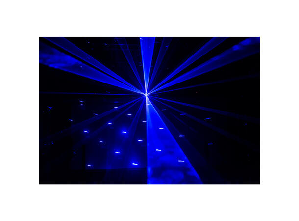 JB SYSTEMS Spyder-RGB Laser DMX, 120mW red, 50mW green, 300mW blue