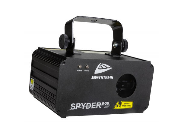 JB SYSTEMS Spyder-RGB Laser, 3pin DMX 120mW red, 50mW green, 300mW blue