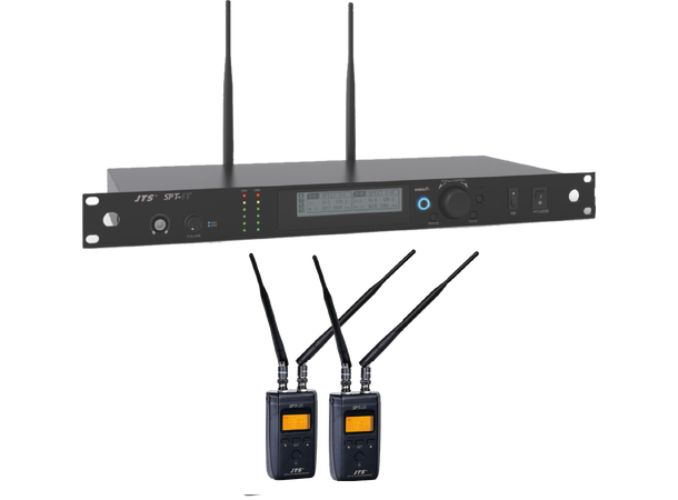 JTS SPT Wireless Audio System 1 x Sender, 2 x Mottakere