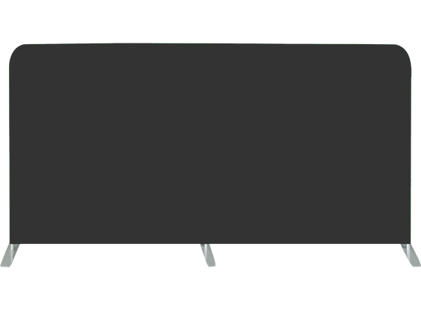 KAGU Backdrop Chromakey/Grå + Sort/Hvit H: 250cm x B:500cm, Inkl. 2 x trekk