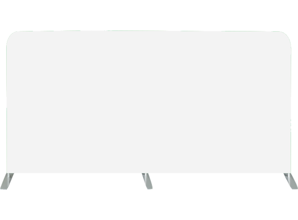 KAGU Backdrop Chromakey/Grå + Sort/Hvit H: 250cm x B:500cm, Inkl. 2 x trekk