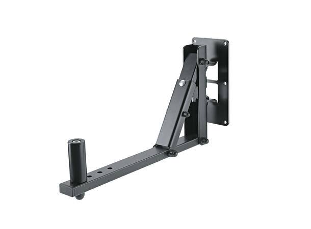 K&M 24173 Høyttaler Veggstativ WLL 25kg. Vekt: 4.0kg, Ø35mm, H: 85mm. 