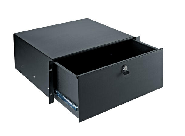 K&M 491/2 Rackskuff 4U, 19", Vekt: 8,7 kg.