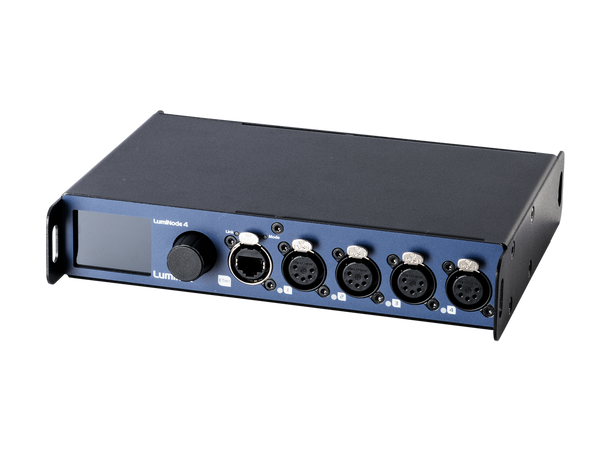 LUMINEX Luminode 4 DMX/RDM NODE 4 x DMX/RDM, 6 Processing engines, 19"