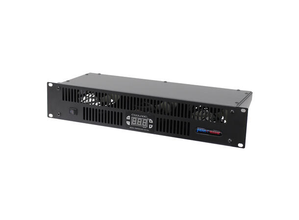 PENN ELCOM Exhaust fan, Rackmonterbar 2U, 12V
