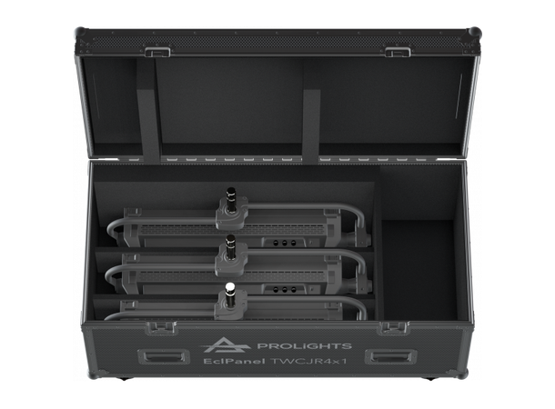 PROLIGHTS FCLPANELJR4X13U Flightcase Plass til 3 x ECLPANELTWCJR4X1