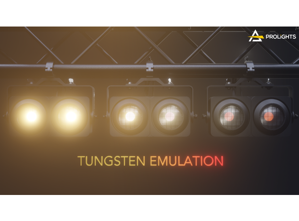 PROLIGHTS SUNRISE2IP LED Blender 2 x 75W varmhvit LED + 2 x 8W amber LED